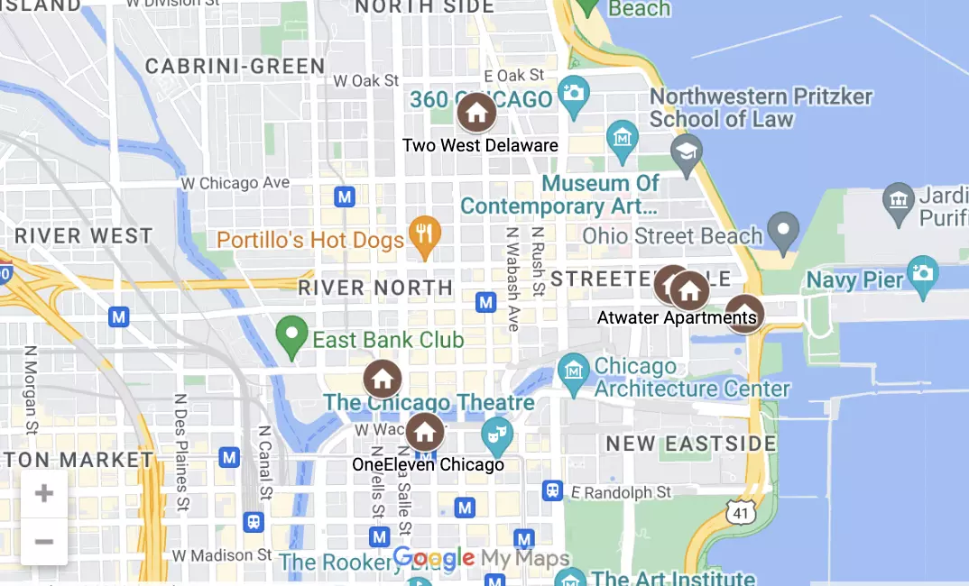 location in chicago corporate housing