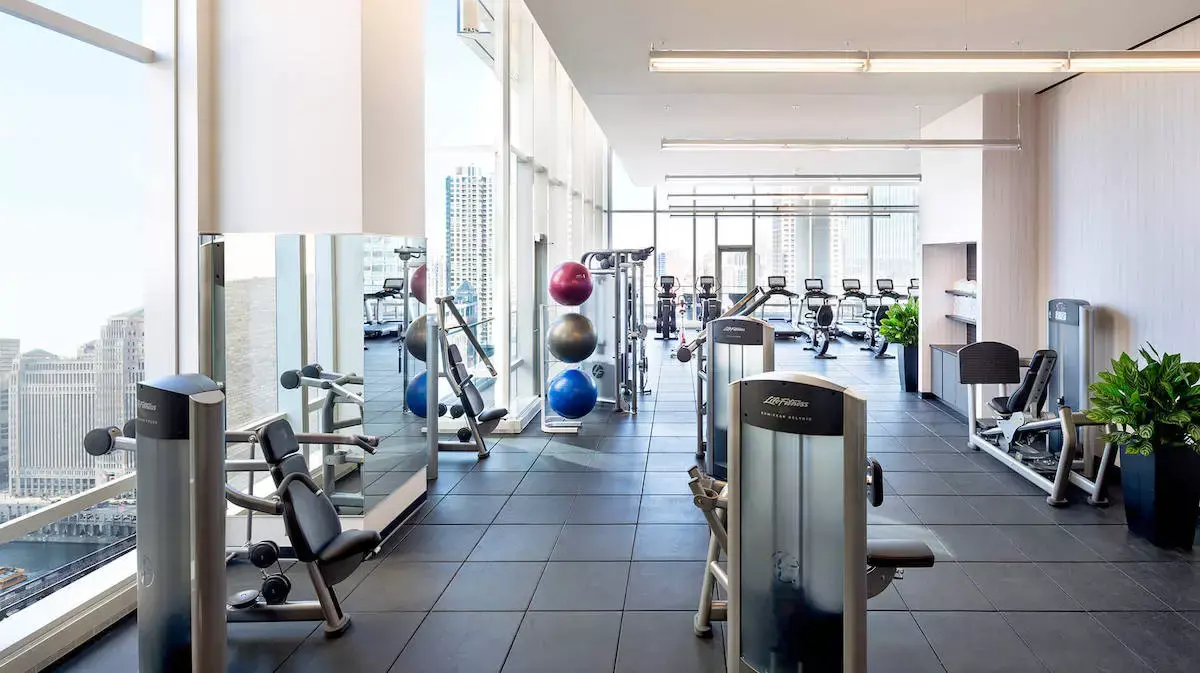 Group of professionals enjoying a luxury furnished corporate apartment in Downtown Chicago.