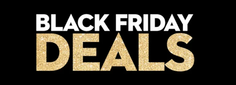 Black Friday shopping in downtown Chicago with holiday displays