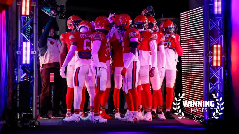 Chicago Bears playing at Soldier Field in downtown Chicago
