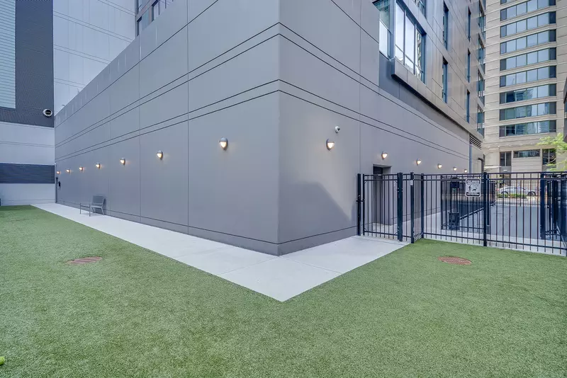 Group of professionals enjoying a luxury furnished corporate apartment in Downtown Chicago.