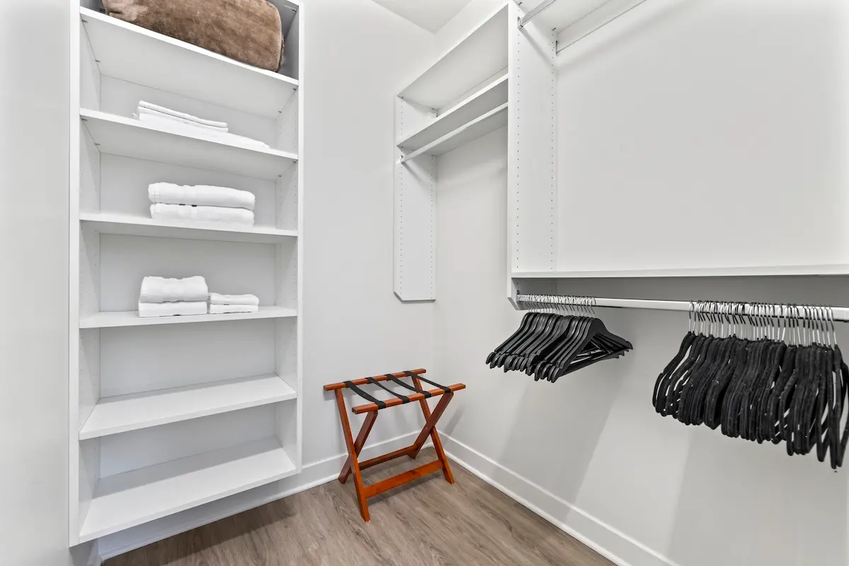 Group of professionals enjoying a luxury furnished corporate apartment in Downtown Chicago.