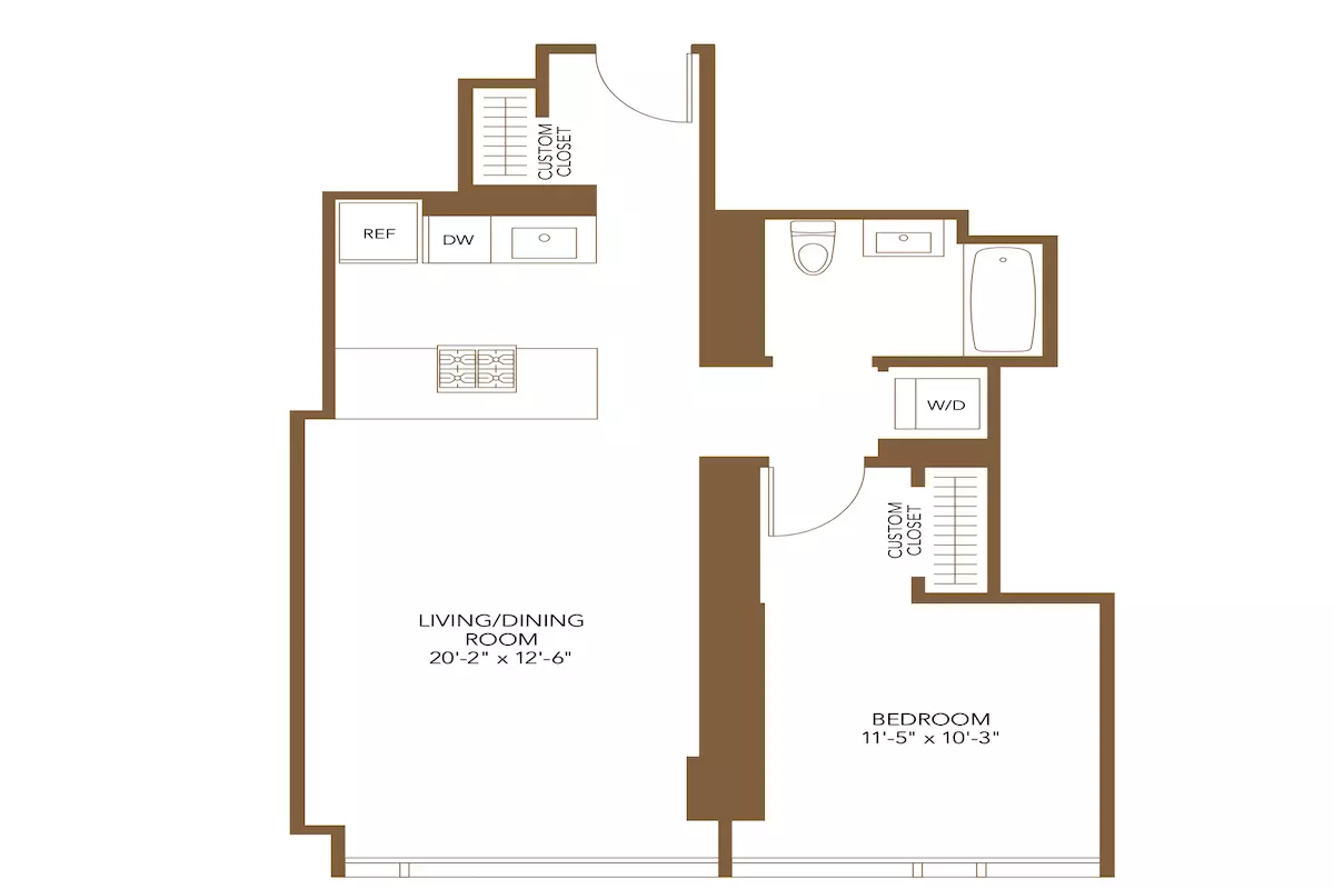 Group of professionals enjoying a luxury furnished corporate apartment in Downtown Chicago.