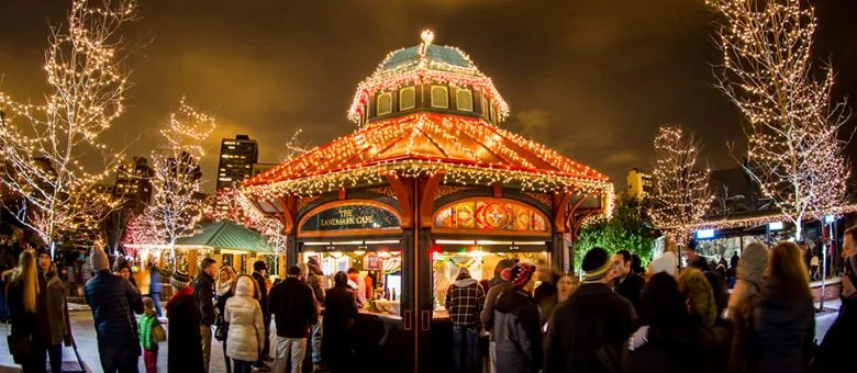Chicago winter events including ZooLights, ice skating, and Navy Pier’s Winter WonderFest.