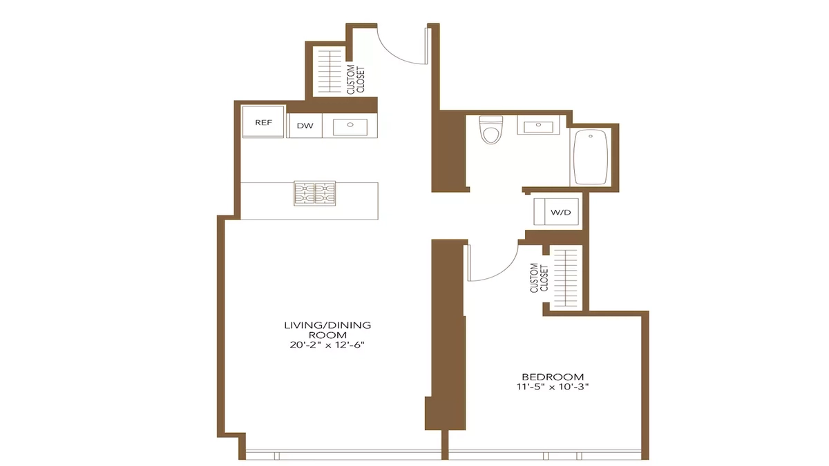 Group of professionals enjoying a luxury furnished corporate apartment in Downtown Chicago.