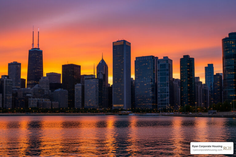 Extended stay furnished Chicago